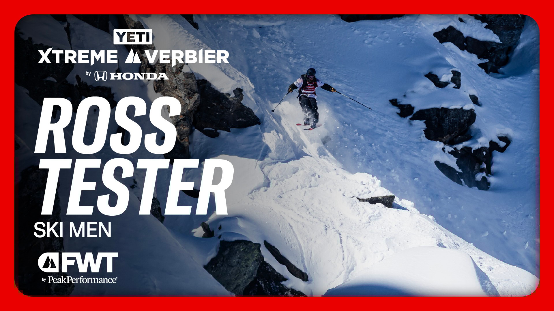 Ross Tester Ski Men Second Place Run - 2025 YETI Xtreme Verbier by